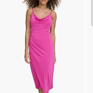 Siena Studio Vibrant Pink Midi dress